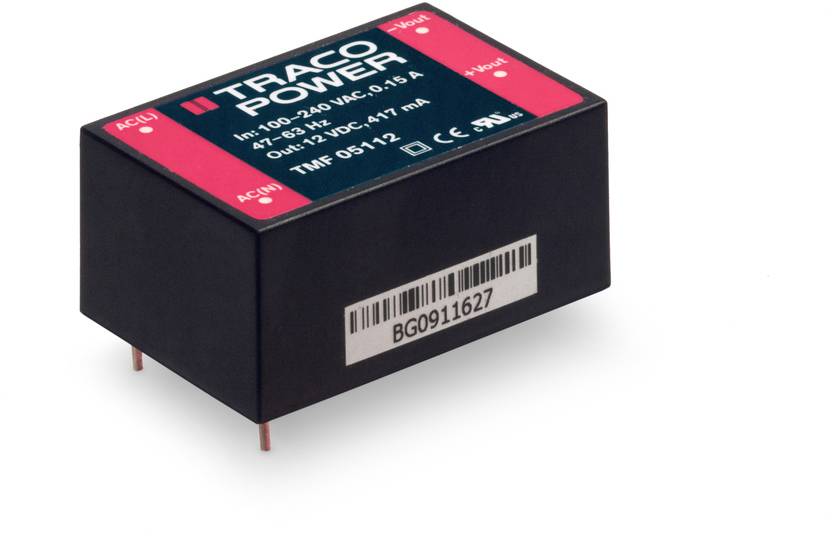 TracoPower TMF 20112 AC/DC napajanje za štampanu ploču 12 V/DC 1.66 A 20 W