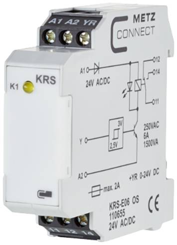 Metz Connect 110655 prekidač za granične vrednosti 24 V/AC, 24 V/DC