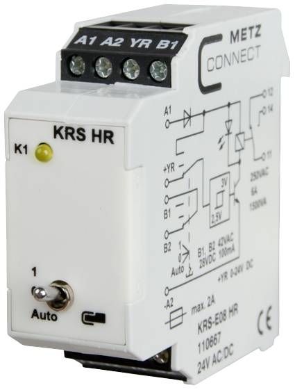 Metz Connect 110667 prekidač za granične vrednosti 24 V/AC, 24 V/DC