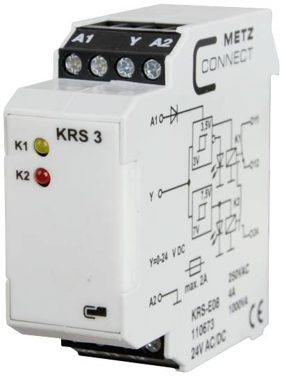 Metz Connect 110673 prekidač za granične vrednosti 24 V/AC, 24 V/DC