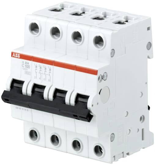 ABB 2CDS254001R0804 S204-C80 automatski osigurac 4-polni 80 A
