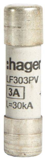 Hager LF303PV Size:10x38 mm (prečnik x dužina) 10 mm x 38 mm