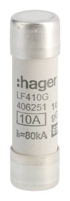 Hager LF410G Size:14x51 mm (prečnik x dužina) 14 mm x 51 mm