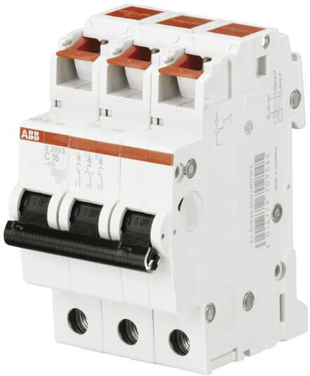 ABB 2CDS253002R0204 S203S-C20 automatski osigurac 3-polni