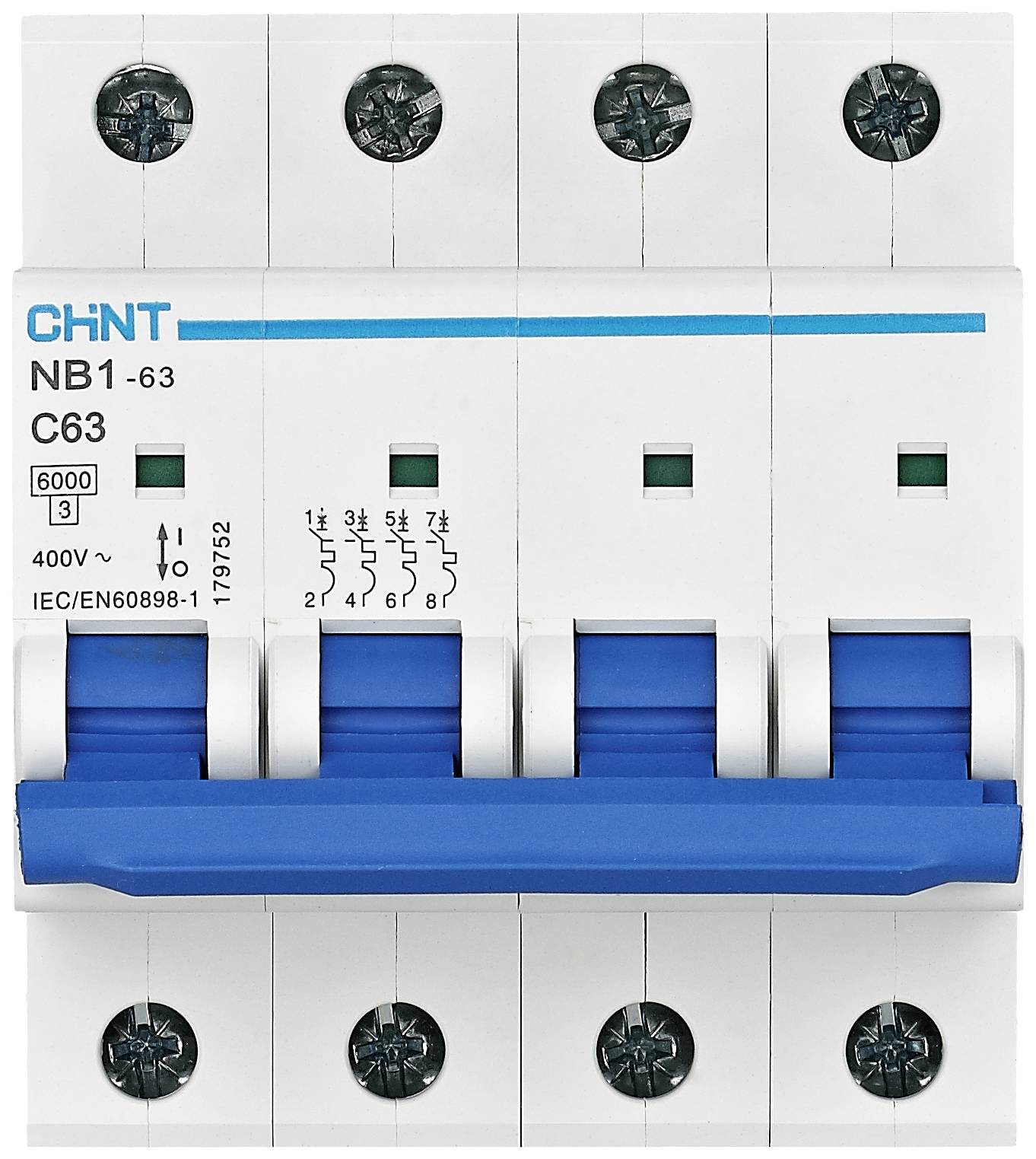 C13 automatski osigurac 4-polni 13 A 240 V, 415 V 6 kA