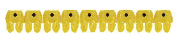 Legrand držač oznaka za kablove žuta plastika (D x Š) 8 mm x 3 mm (pak. 300 kom) 2156581