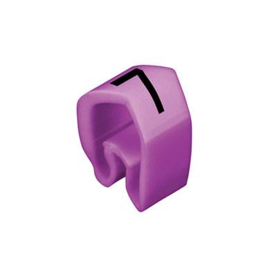 Identifikacioni prsten ljubičasta brojevi PVC (pak. 100 kom)