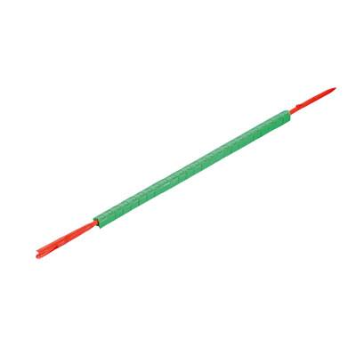 Identifikacioni prsten zelena brojevi PVC (pak. 250 kom)