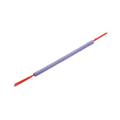 Identifikacioni prsten ljubičasta brojevi PVC (pak. 250 kom)