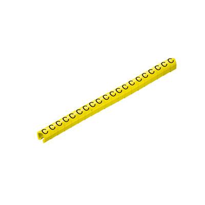 Držač oznaka za kablove žuta slova PVC (pak. 200 kom) 279443