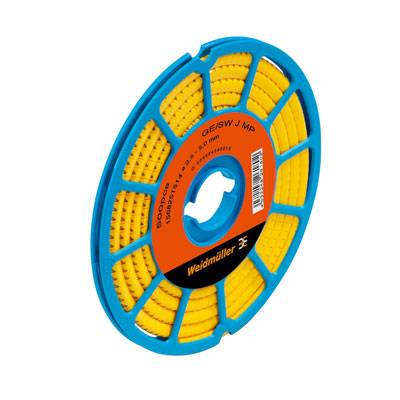 Identifikacioni prsten žuta brojevi PVC (pak. 500 kom) 322799