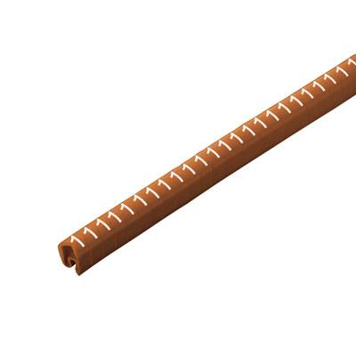 Identifikacioni prsten braon brojevi PVC (pak. 250 kom) 322899