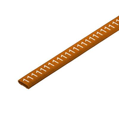 Identifikacioni prsten braon brojevi PVC (pak. 500 kom) 323015