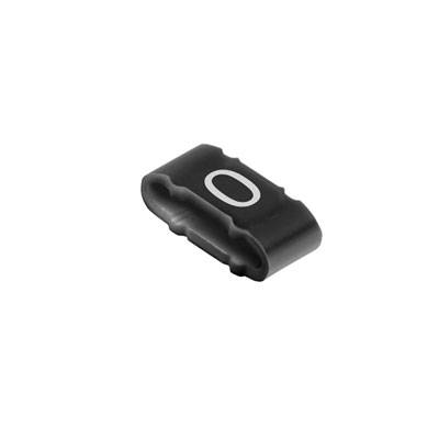 Identifikacioni prsten crna brojevi PVC (pak. 100 kom) 356818