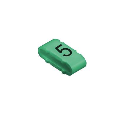 Identifikacioni prsten zelena brojevi PVC (pak. 100 kom) 356827