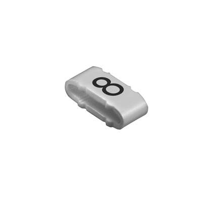 Identifikacioni prsten siva brojevi PVC (pak. 100 kom) 356835