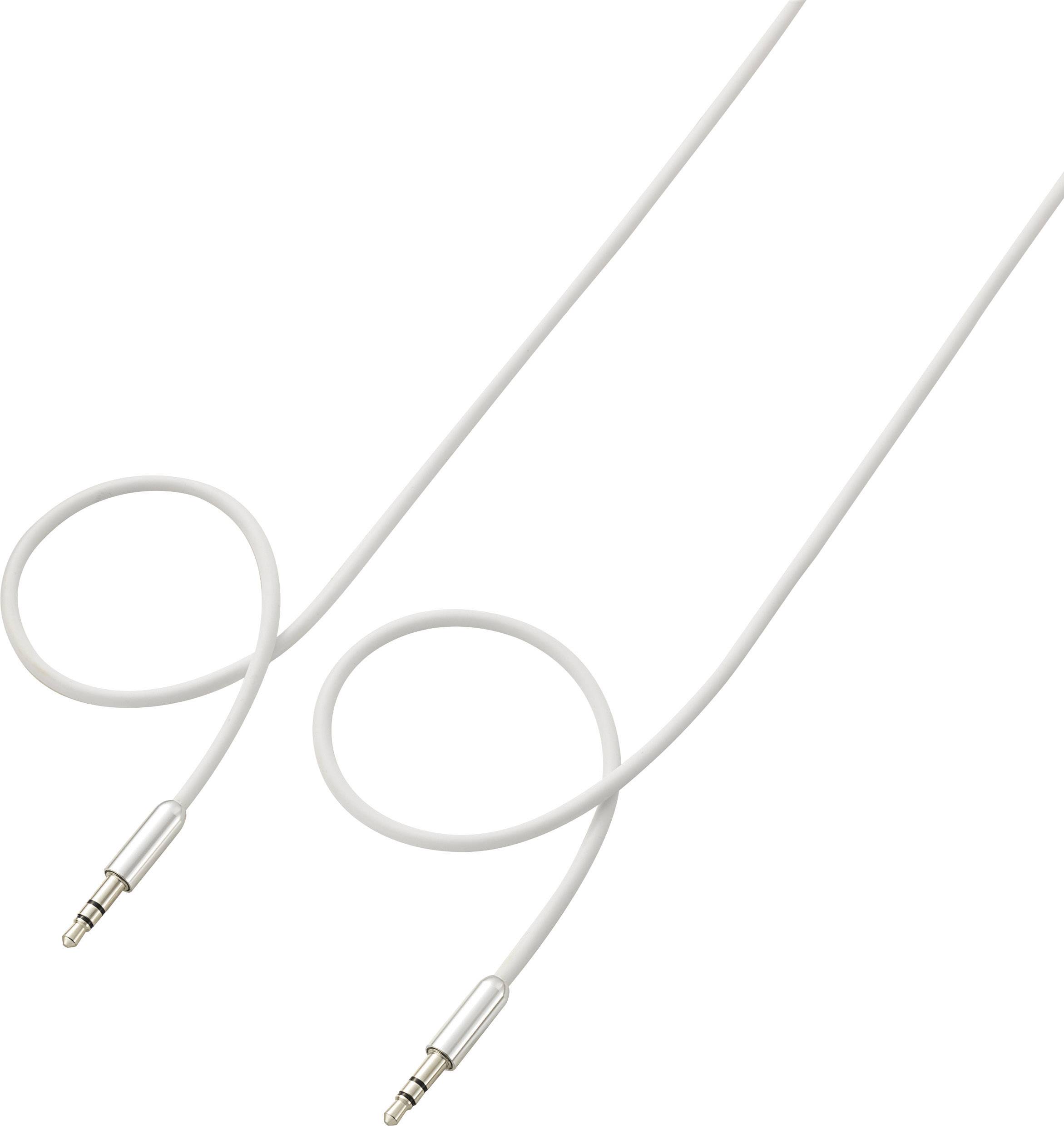 SpeaKa Professional SP-7870096 audio priključni kabl 3,00 m bela klinker