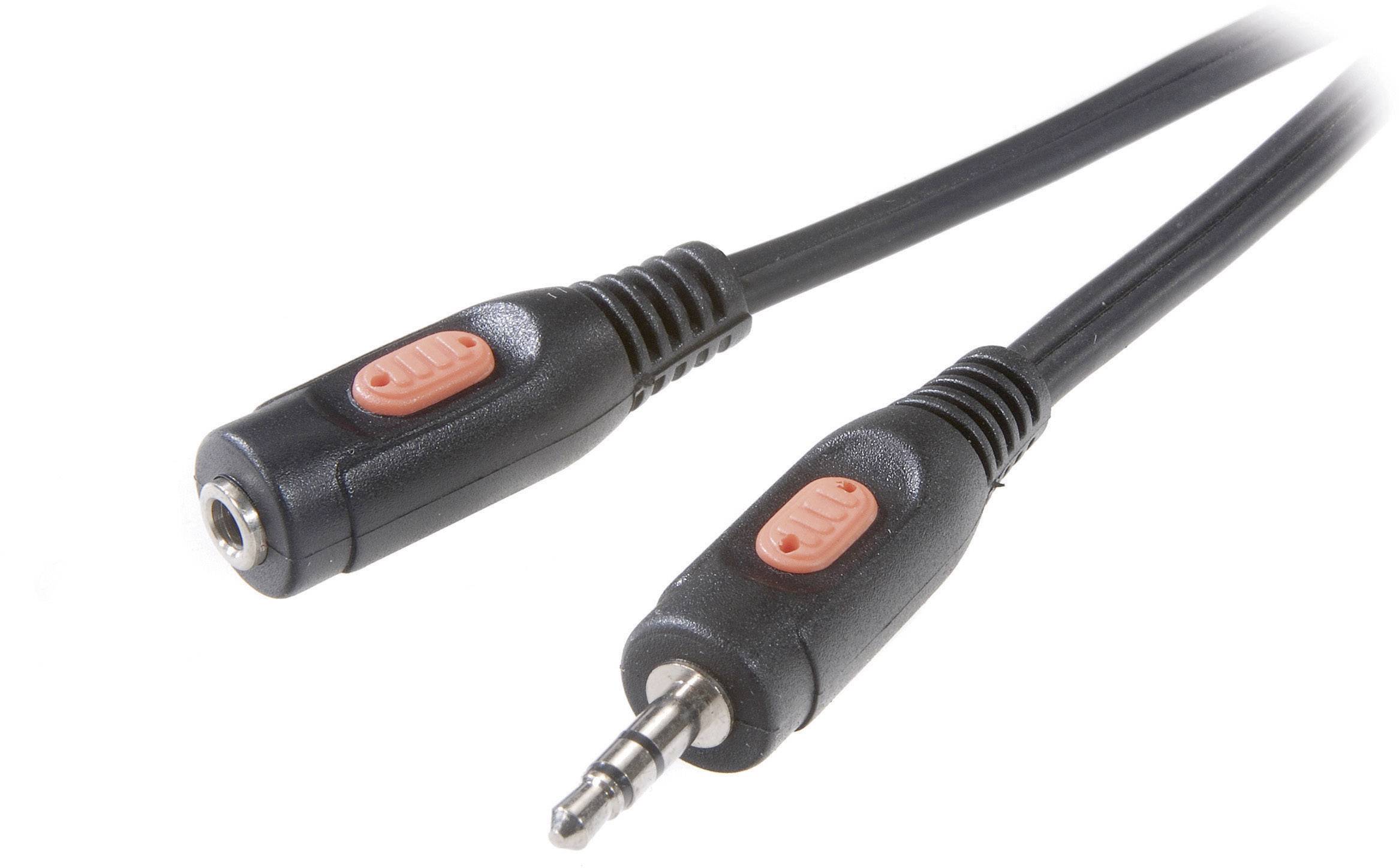 SpeaKa Professional SP-7870228 audio produžni kabl 10,00 m crna klinker