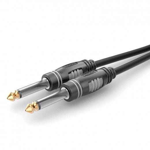 Sommer Cable HBA-6M-0150 audio priključni kabl 1,50 m crna utikač 6,3 mm (mono)
