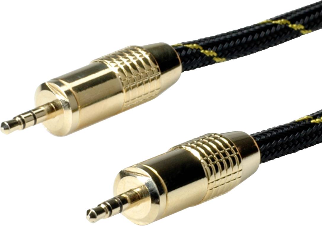 Roline audio priključni kabl 5,00 m višebojna klinker