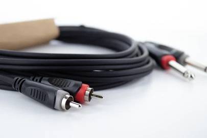 Cordial audio priključni kabl 1,50 m crna utikač 6,3 mm (mono)