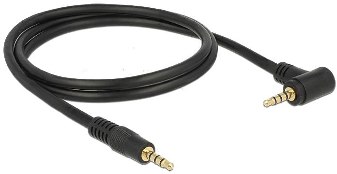 Delock audio priključni kabl 1 m crna klinker