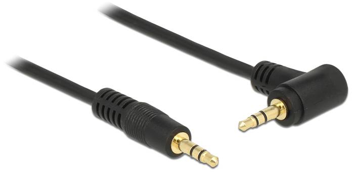 Delock audio priključni kabl 2 m crna klinker 3380704