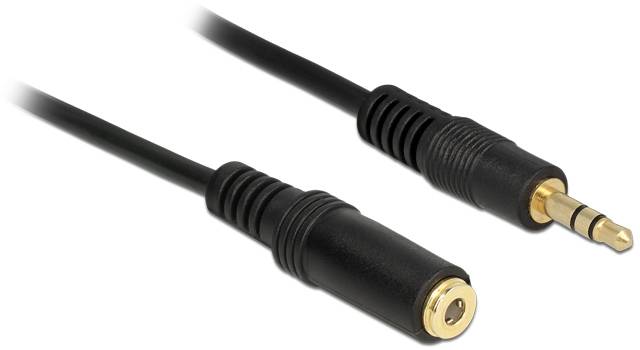 Delock audio priključni kabl 1 m crna klinker 3380712
