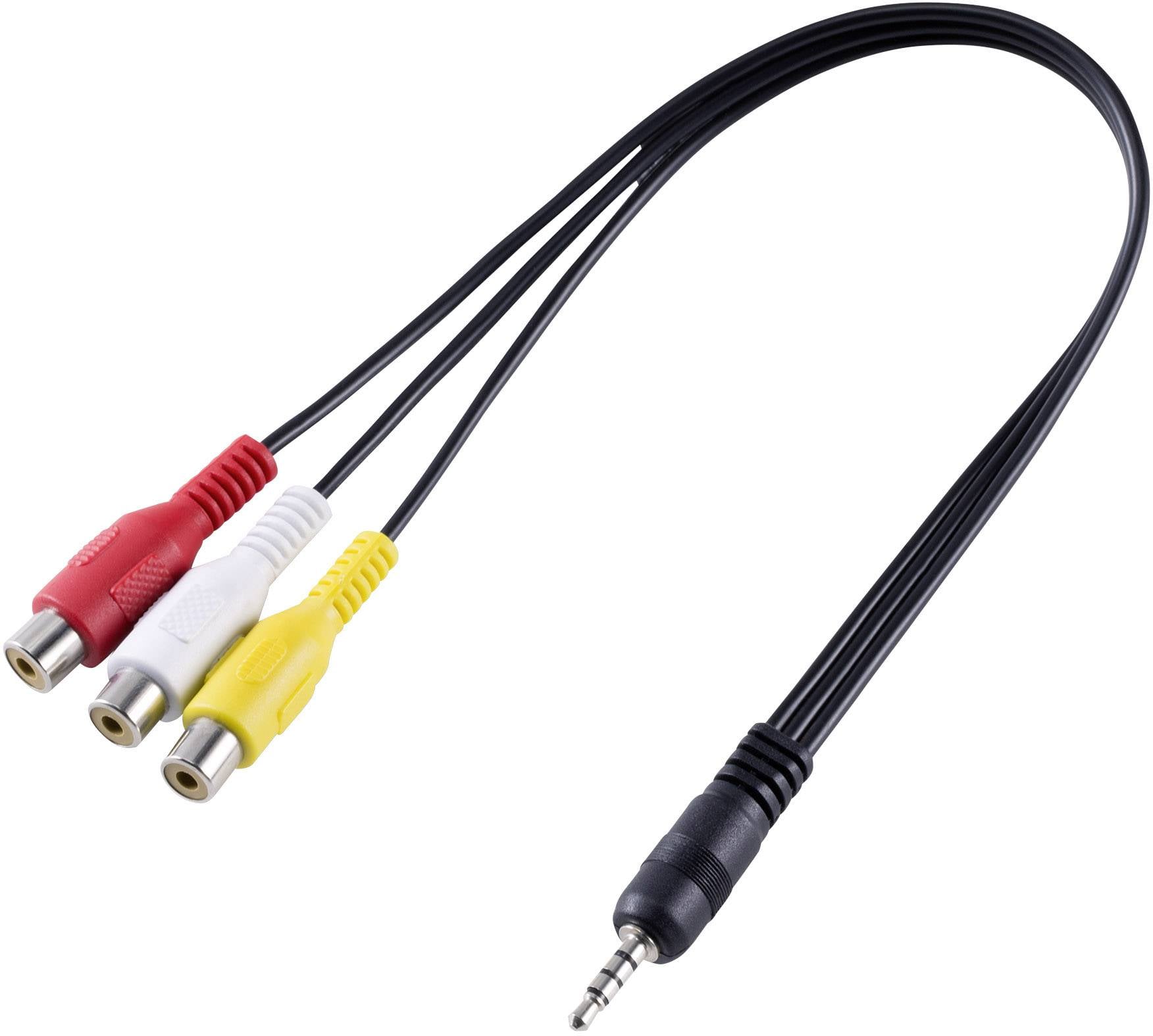 SpeaKa Professional SP-8433716 avdio 25,00 cm crna ženski RCA konektor
