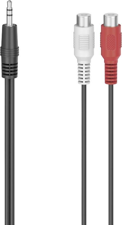 Hama audio adapter 0 m crna ženski RCA konektor