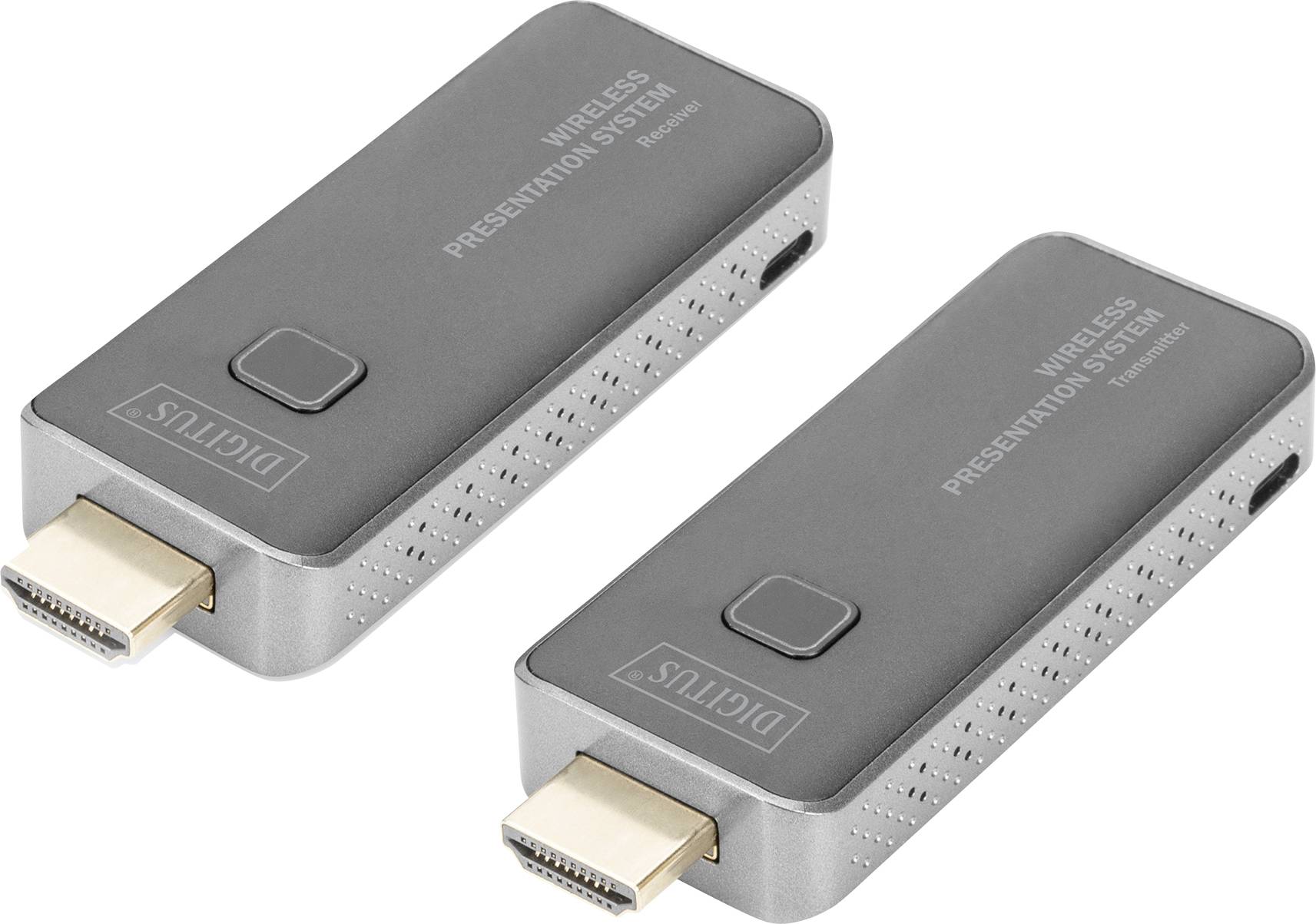 Digitus DS-55319 set za bežični HDMI prenos crna, srebrna (D x Š x V) 83 x 32 x 13 mm
