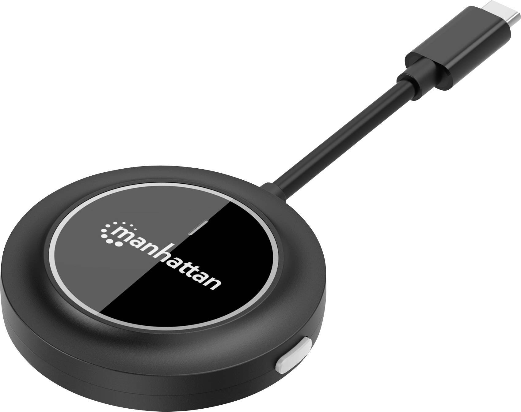 Manhattan HDMI predajnik za bežični prenos crna (D x Š x V) 60 x 60 x 15 mm 60 mm