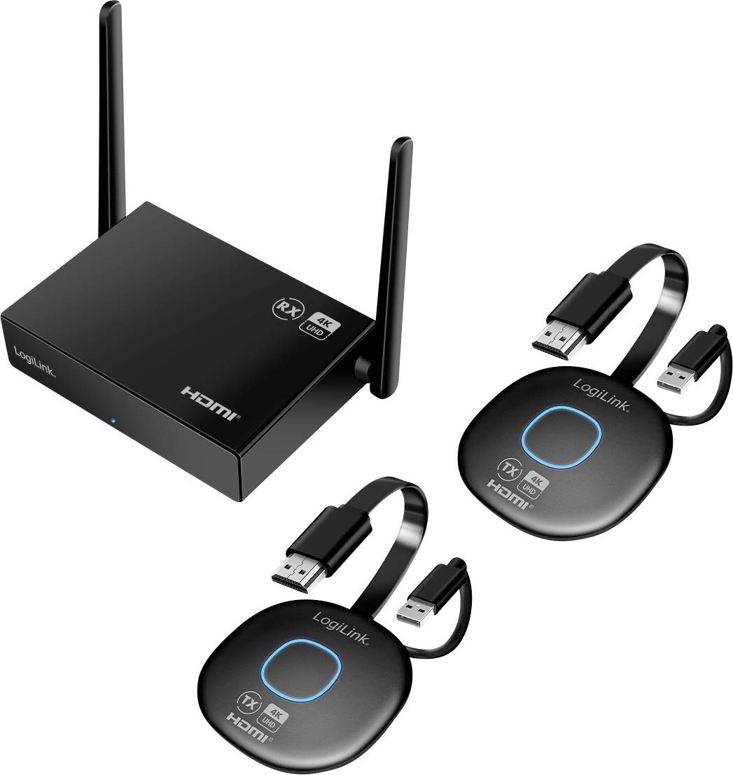 LogiLink HDMI set za bežični prenos crna 138 mm 50 m