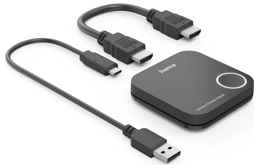 Hama Wireless-Display-Adapter USB bežični prezentacioni sistem Full HD crna 30 m