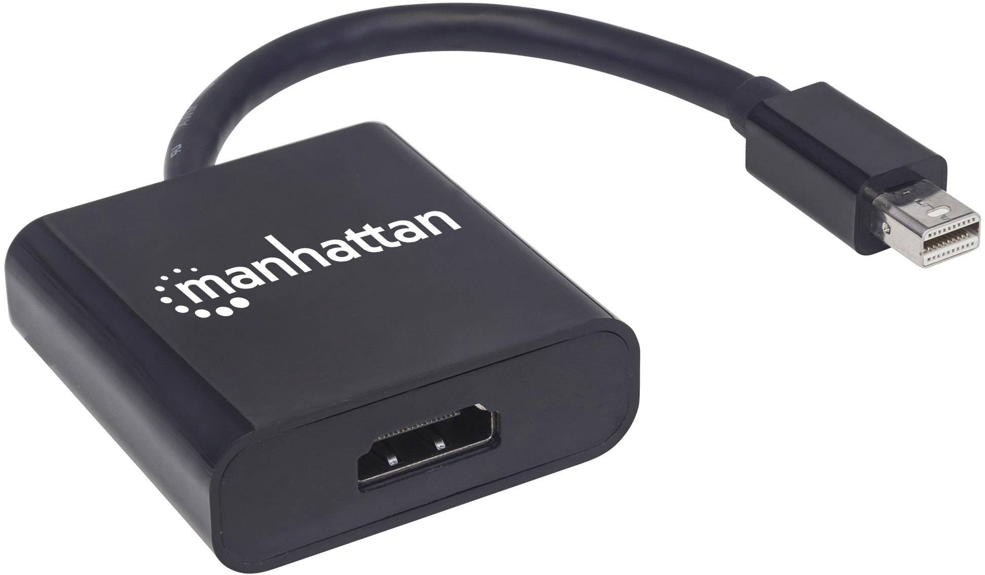 Manhattan adapter za monitor 15,00 cm crna ženski konektor HDMI