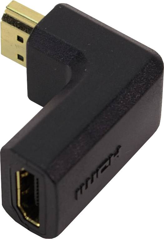 LogiLink adapter za monitor crna muški konektor HDMI ženski
