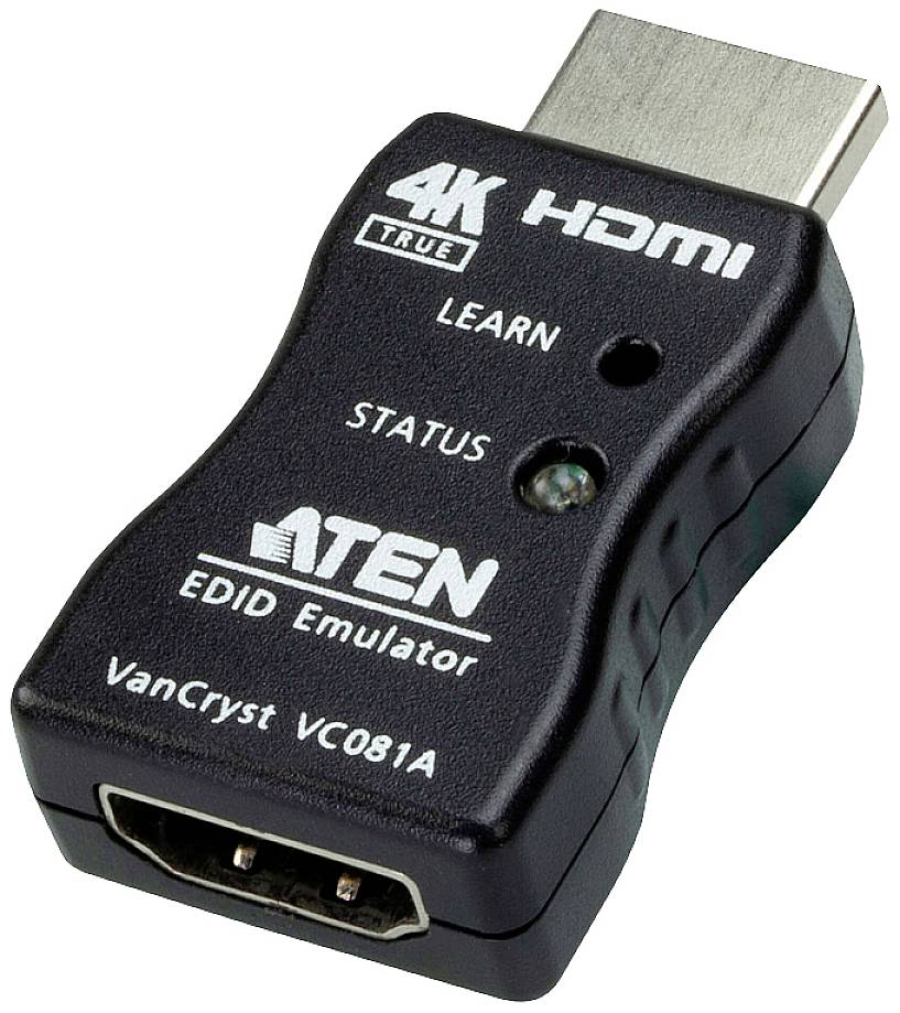 ATEN EDID emulator 0 mm crna muški konektor HDMI