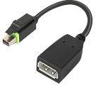 za adapter za monitor crna DisplayPort