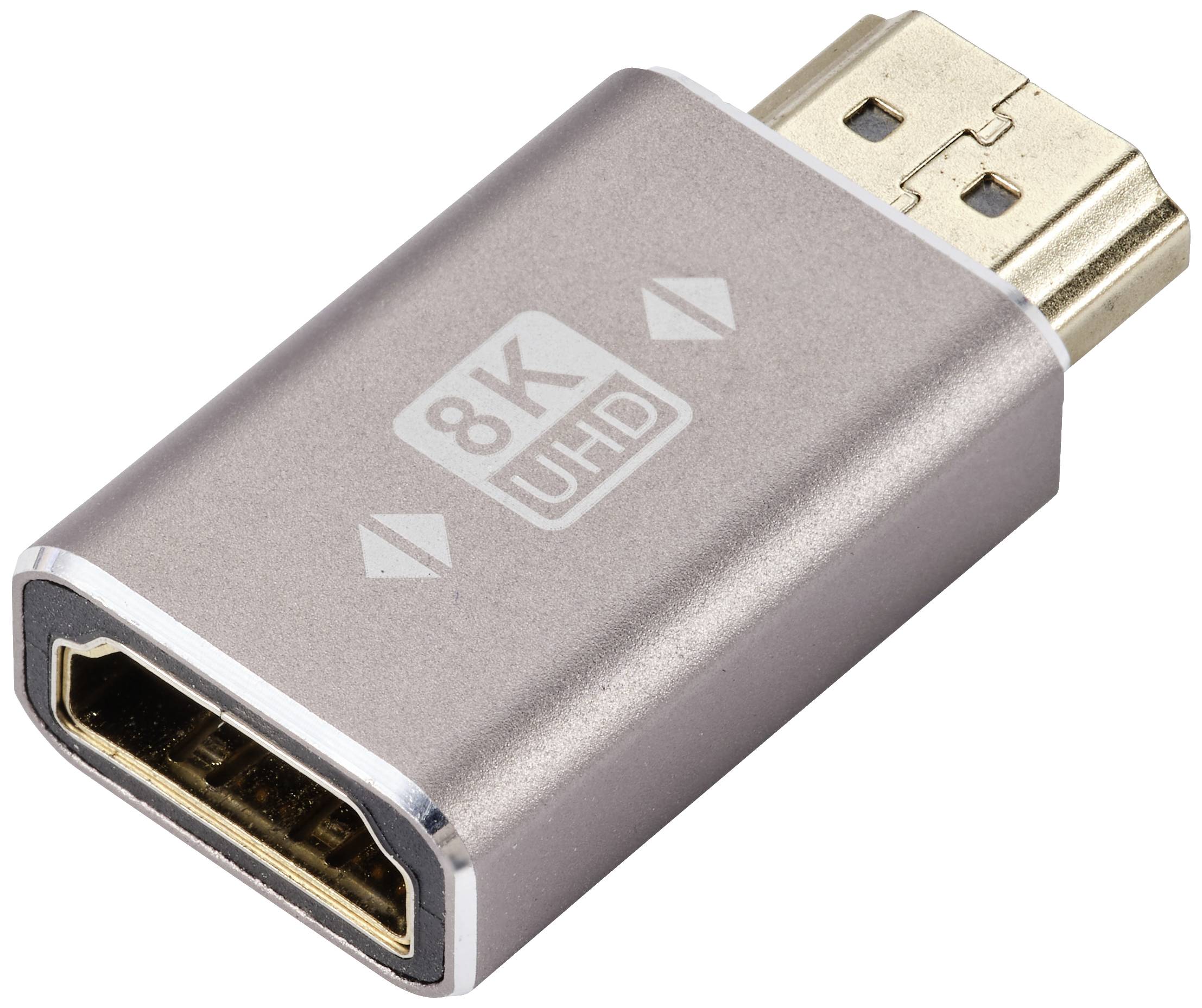SpeaKa Professional SP-11302000 adapter za monitor siva muški konektor HDMI