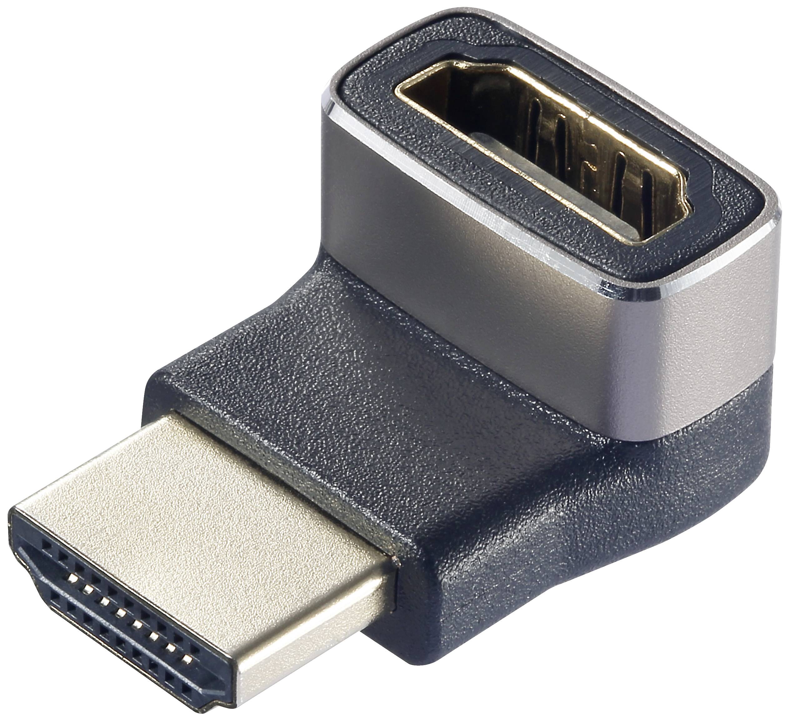 SpeaKa Professional SP-11302012 adapter za monitor crna, srebrna muški konektor HDMI
