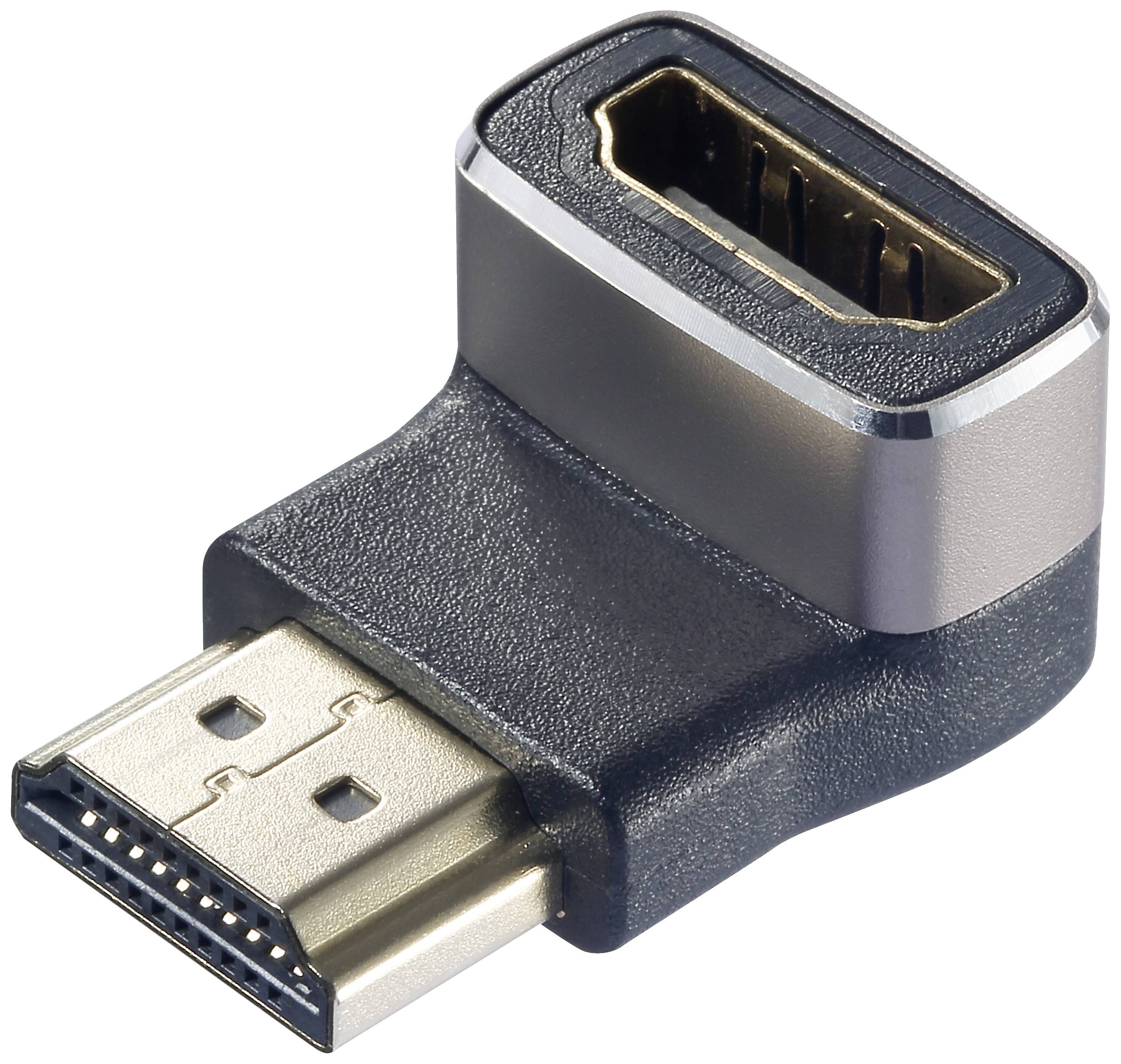 SpeaKa Professional SP-11306836 adapter za monitor crna, srebrna muški konektor HDMI