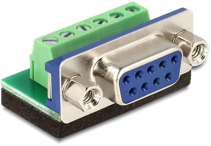 Delock 9-polni adapter za monitor crna, plava, zelena, srebrna utičnica VGA