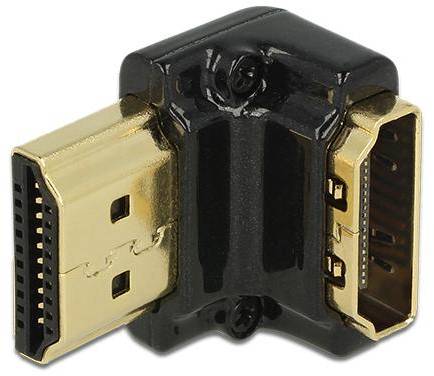 Delock adapter za monitor crna ženski konektor HDMI muški