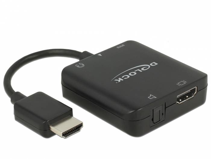 Delock adapter za monitor crna muški konektor HDMI ženski 3381246