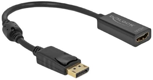 Delock adapter za monitor 0,20 m crna muški konektor DisplayPort 3381718