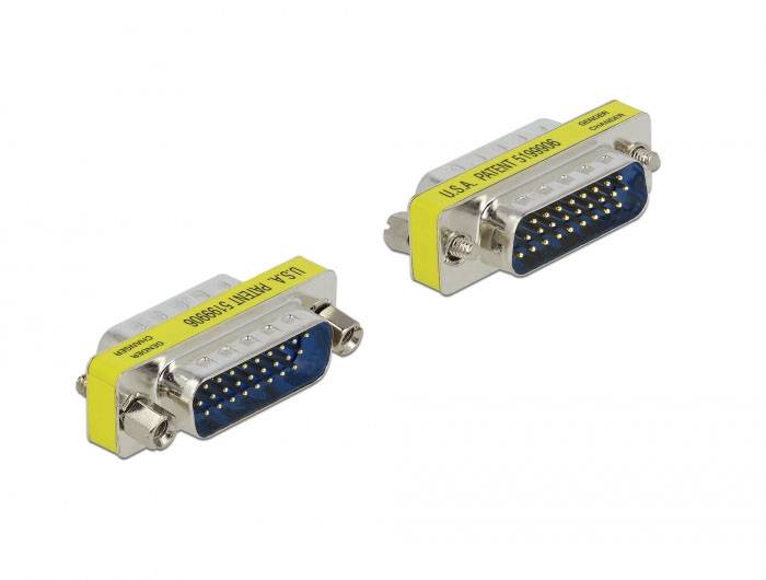 Delock 25-polni adapter za monitor srebrna VGA 3383640