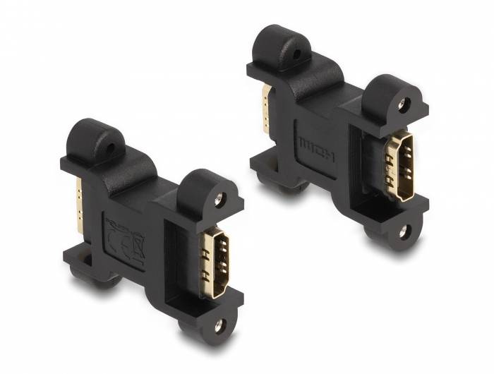 Delock adapter za monitor crna ženski konektor HDMI 3383730