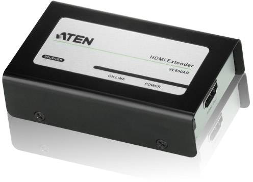 ATEN VE800AR-AT-G dodatni prijemnik 60 m crna muški konektor HDMI