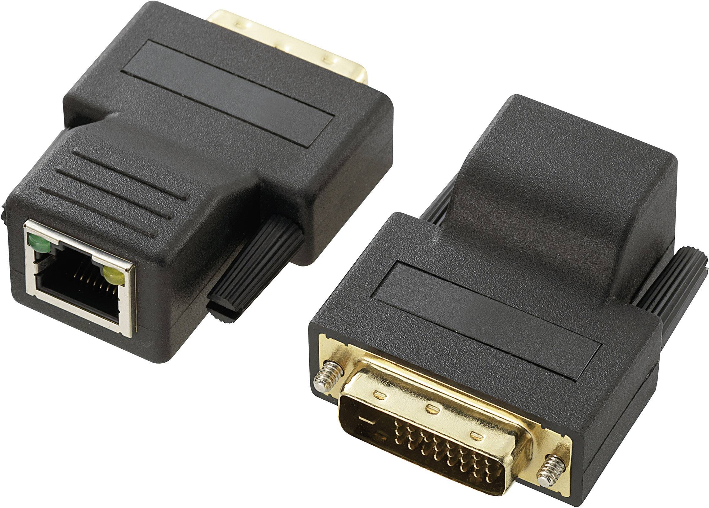 Renkforce DVI produžetak crna (D x Š x V) 55 x 40 x 25 mm 55 mm