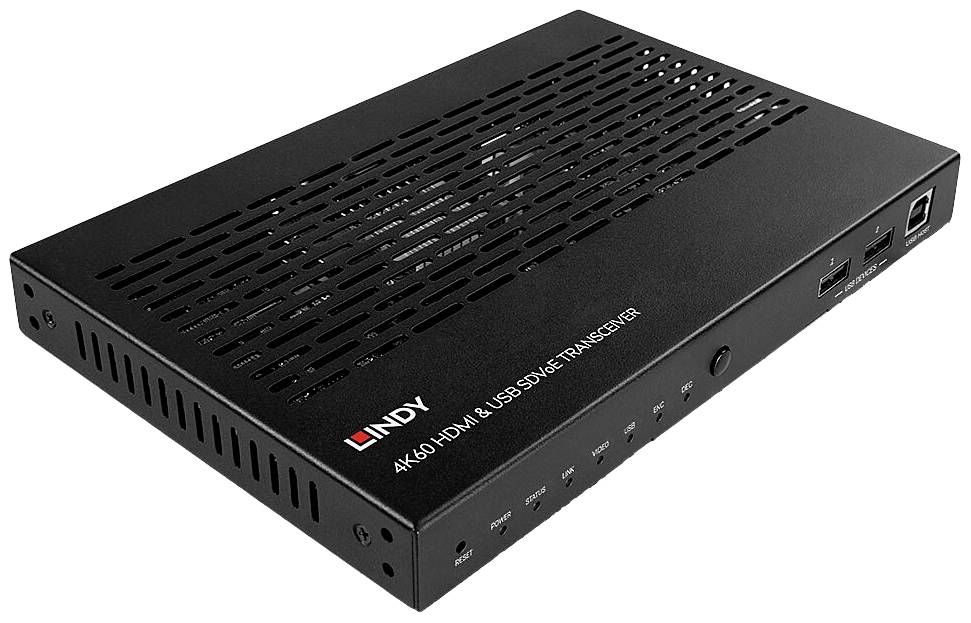 LINDY produžetak crna muški konektor HDMI USB